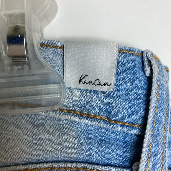 kancan Womens Jeans Sz 26 Light Wash Distressed - Picture 4 of 6